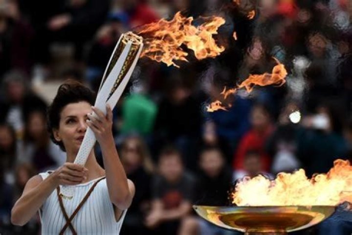 What is the Olympic torch made of?