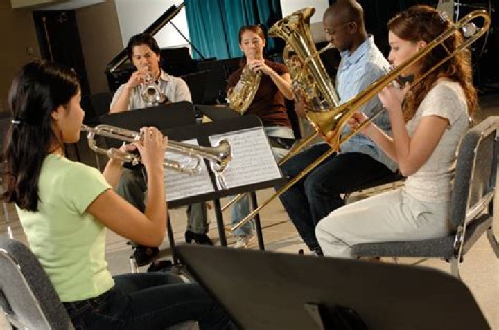 What is the only instrument in the brass family that uses slide?