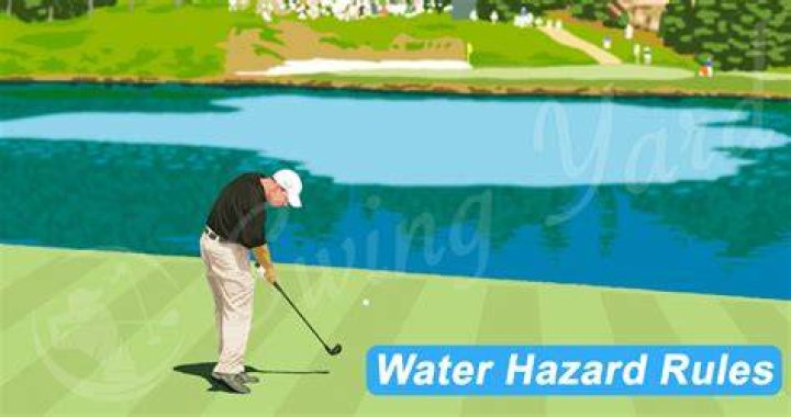 What is the penalty for a ball hit into a water hazard?