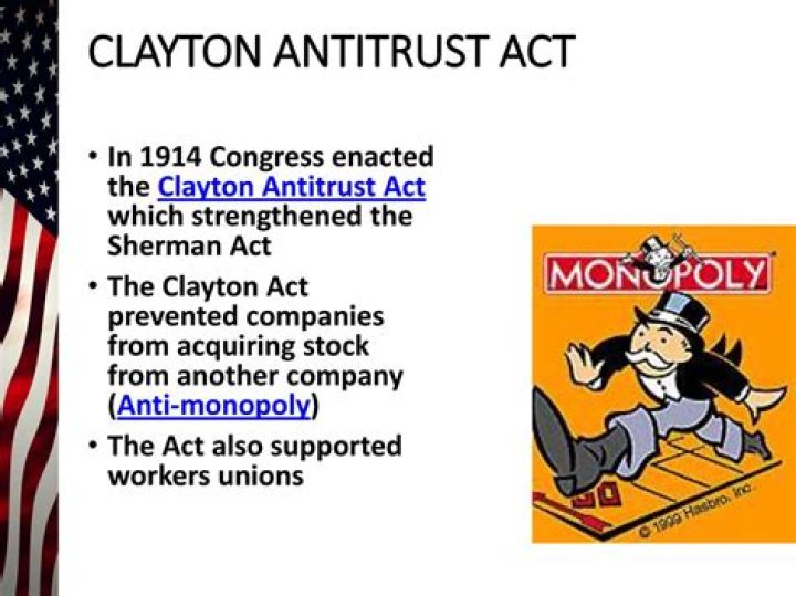What is the purpose of the Clayton Act?