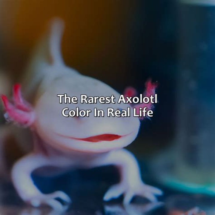 What is the rarest Axolotl?