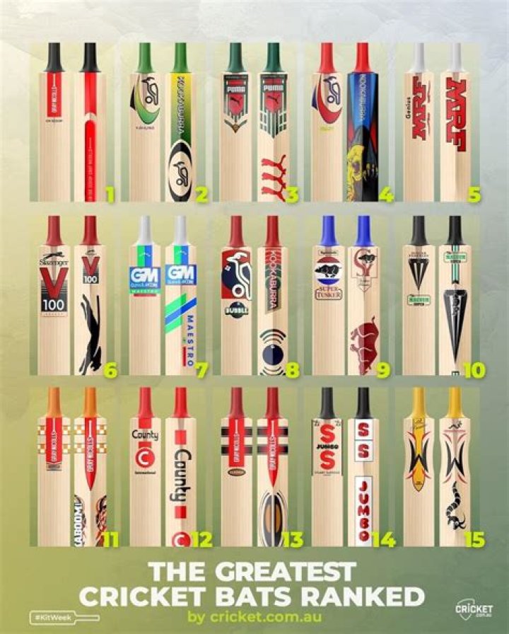 What is the richest cricket bat in the world?