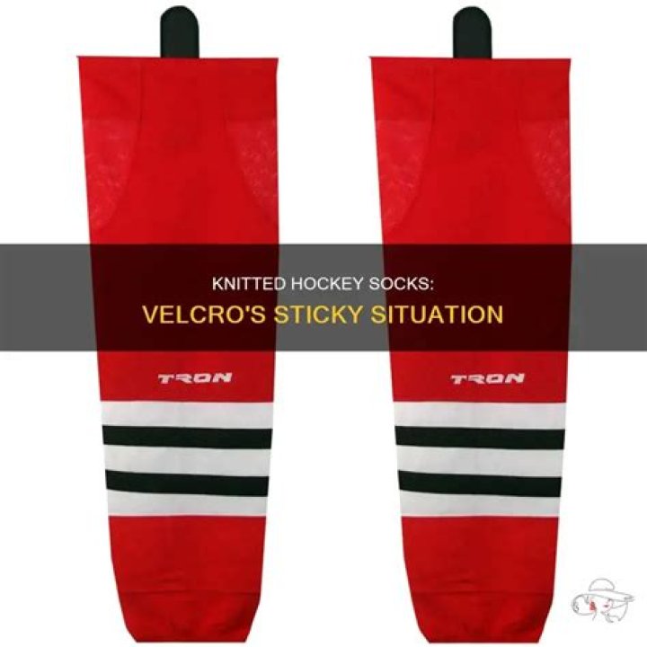 What is the Velcro on hockey socks for?