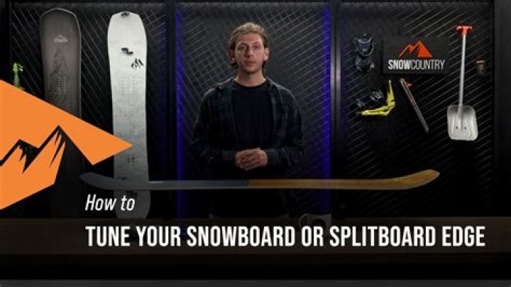 What is tuning a snowboard?