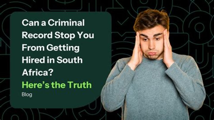 What jobs can you not do with a criminal record?