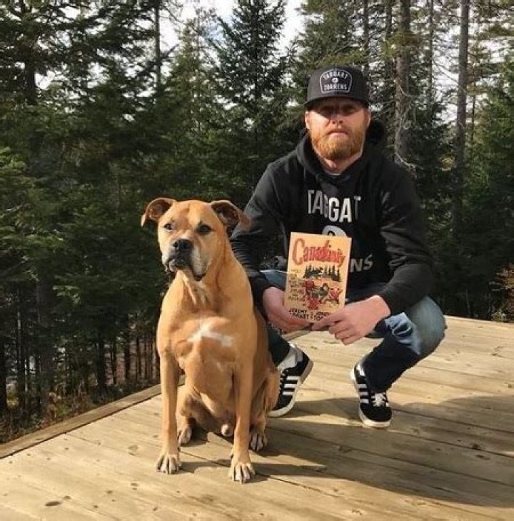 What kind of dog does Jared Keeso have?