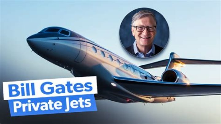 What kind of jet does Bill Gates have?