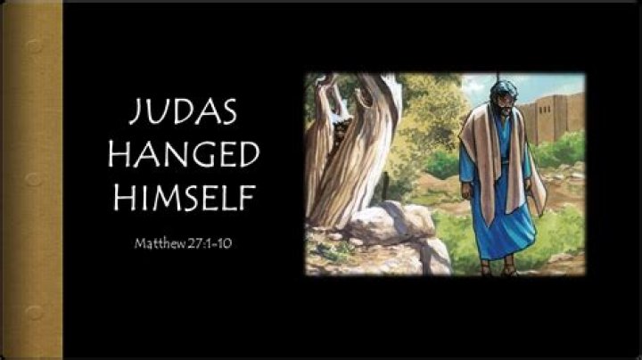 What kind of tree did Judas hang himself in?
