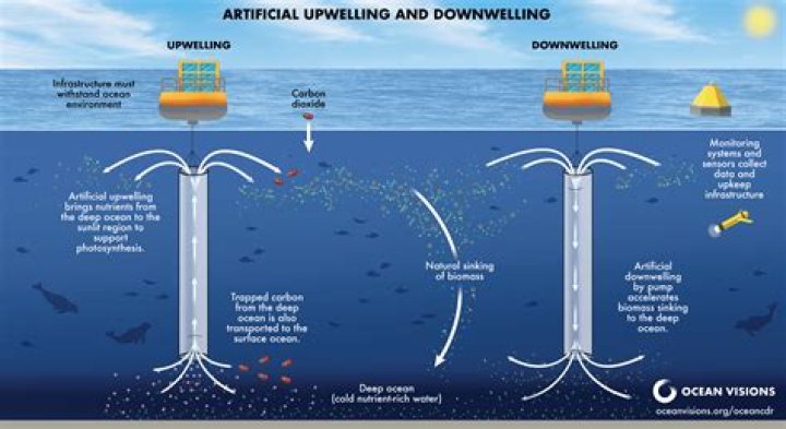 What makes upwellings and Downwellings occur?