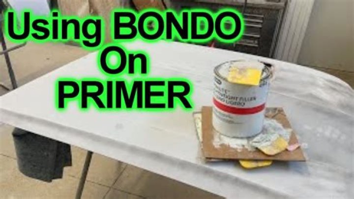 What primer should I use over Bondo?