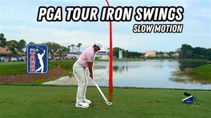 What pro golfer has the flattest swing?