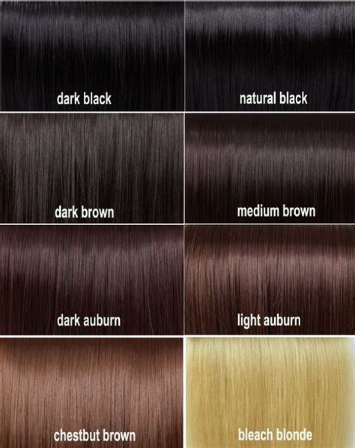 What race has the darkest hair?