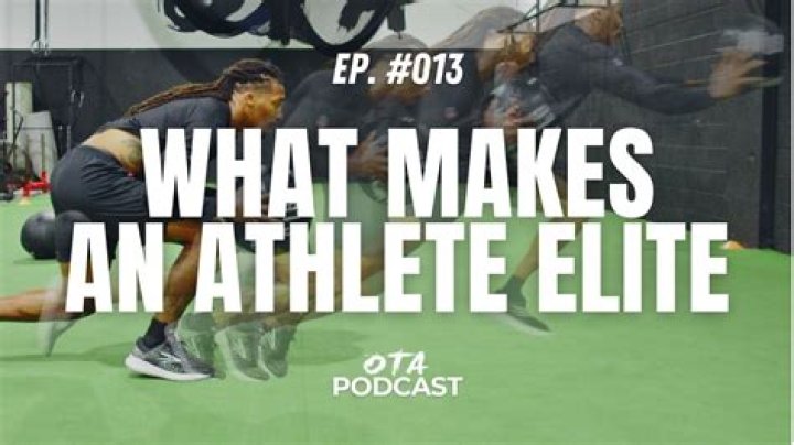 What sets elite athletes apart?