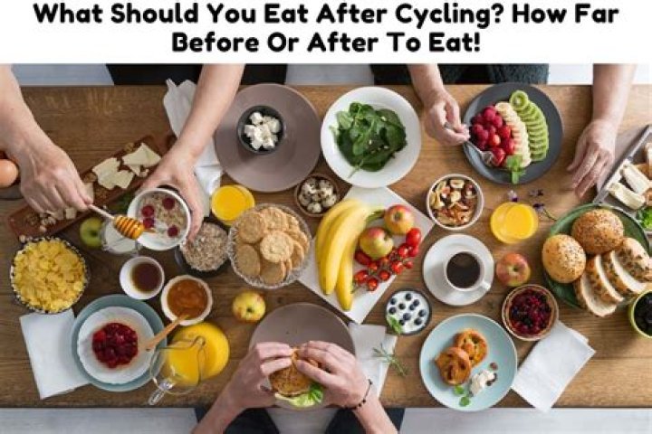 What should I eat after cycling in the morning?