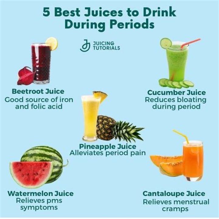 What should you not drink on your period?