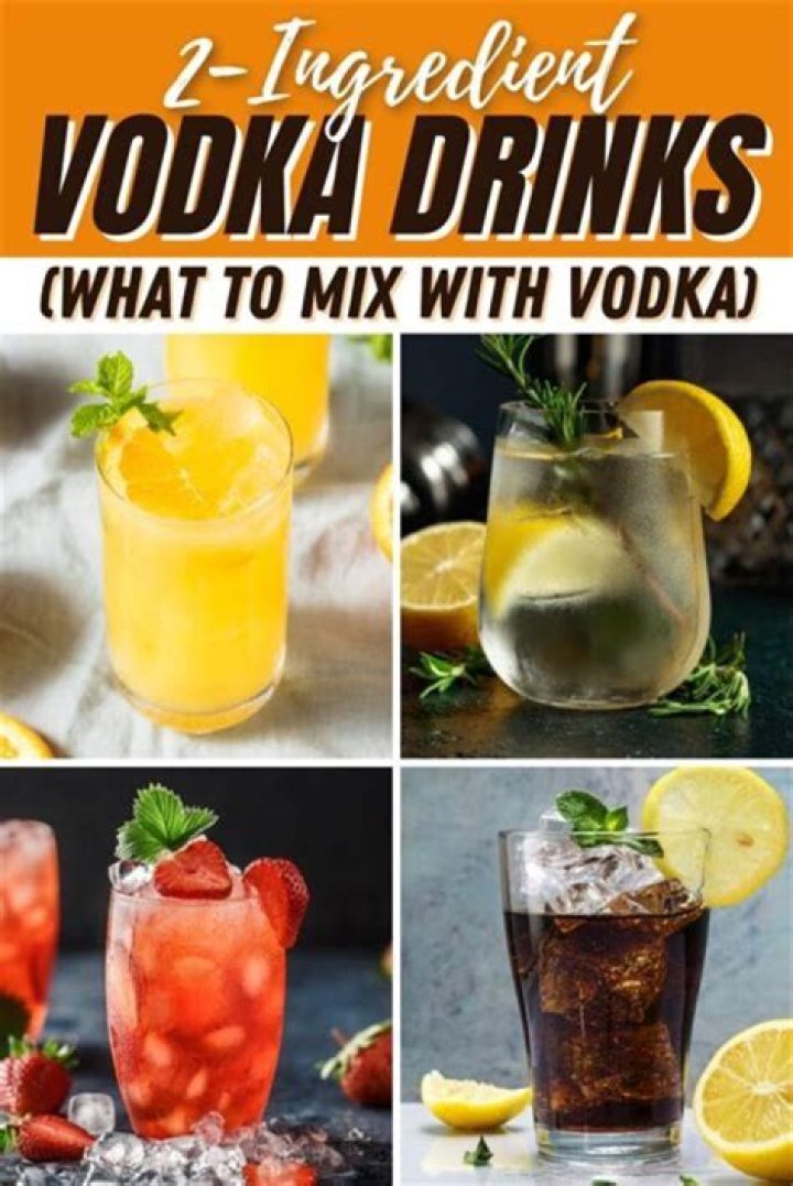 What should you not mix with vodka?