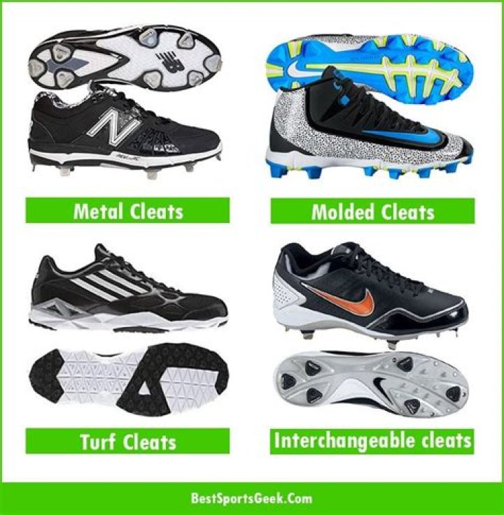 What sports use cleats?