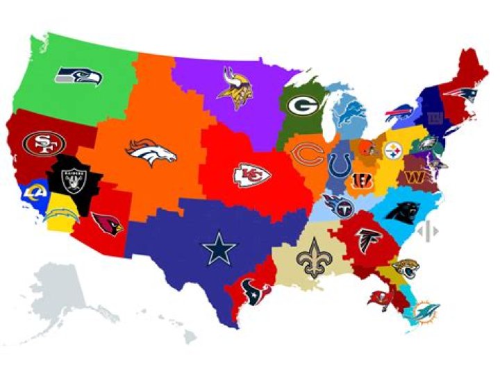 What states have 3 NFL teams?