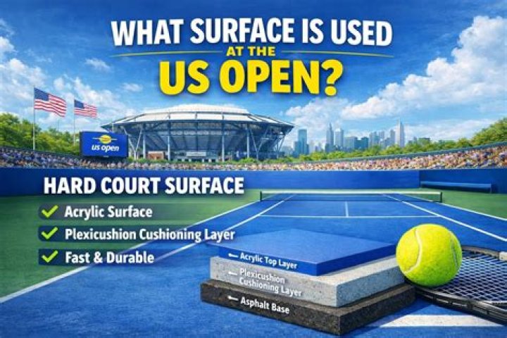 What surface is Arthur Ashe court?