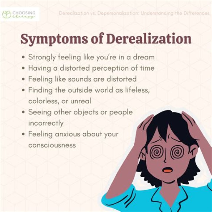 What triggers derealization?