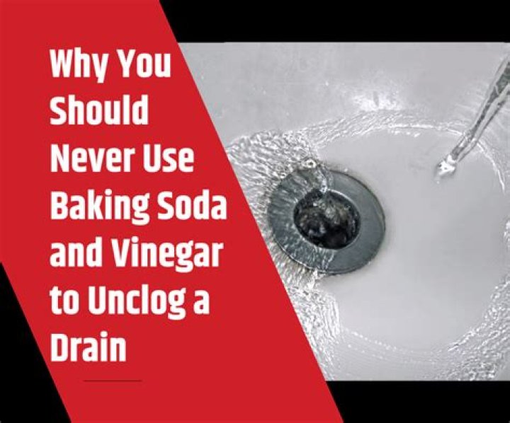 What vinegar unclogs drains?