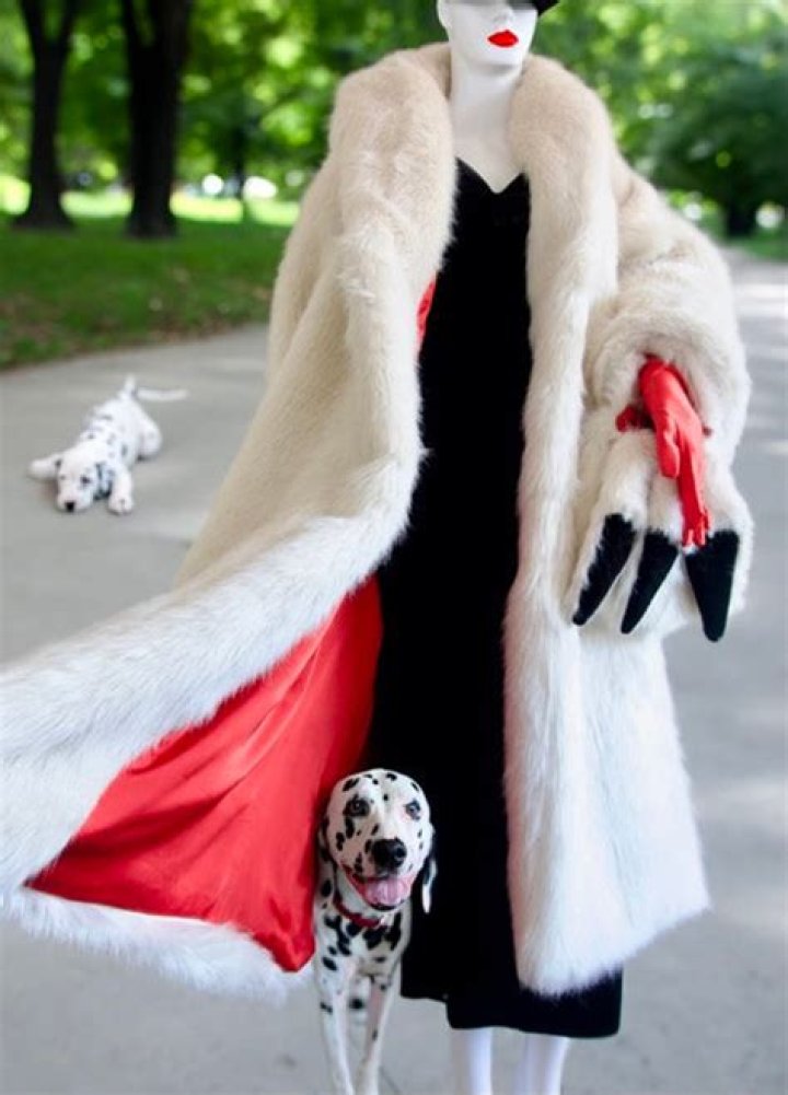 What was Cruella's dress made of?