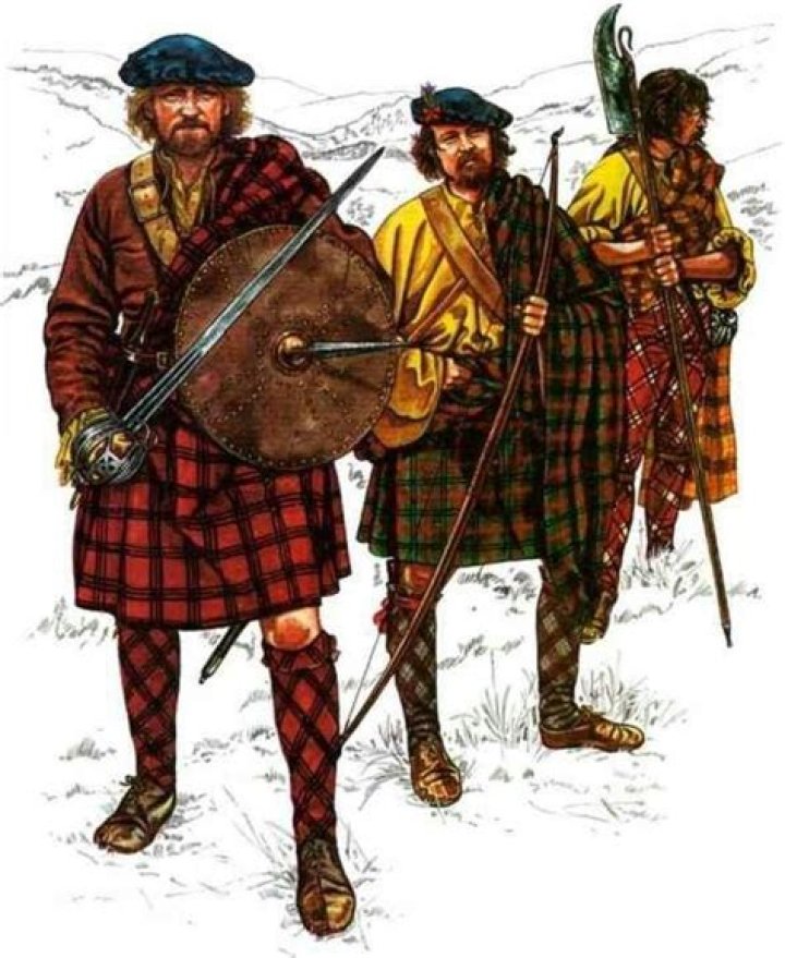 What were Scottish warriors called?