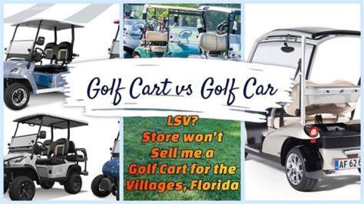 Whats the difference between a golf car and golf cart?