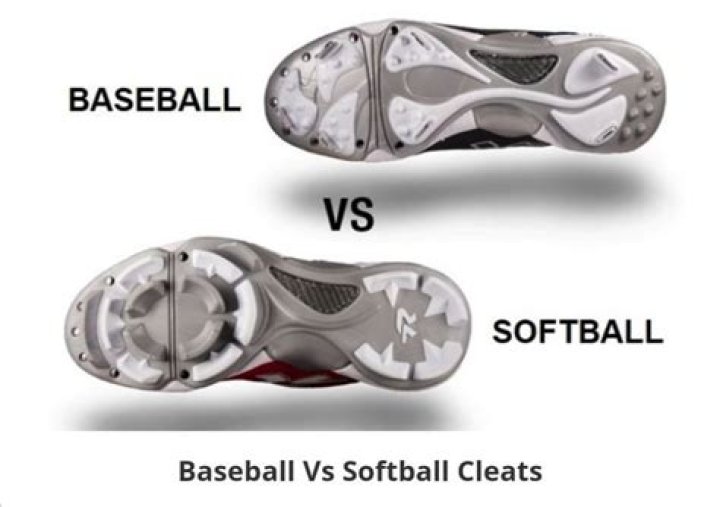Whats the difference between baseball cleats and football cleats?