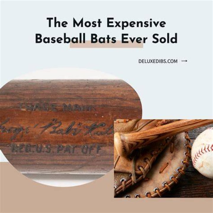 Whats the most expensive baseball bat?