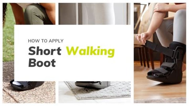 When is a walking boot needed?
