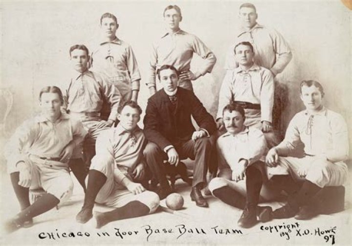When was the date that softball was developed in Chicago?