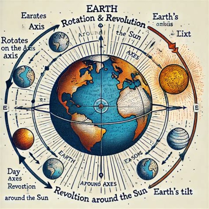 When was the Earth rotation discovered?