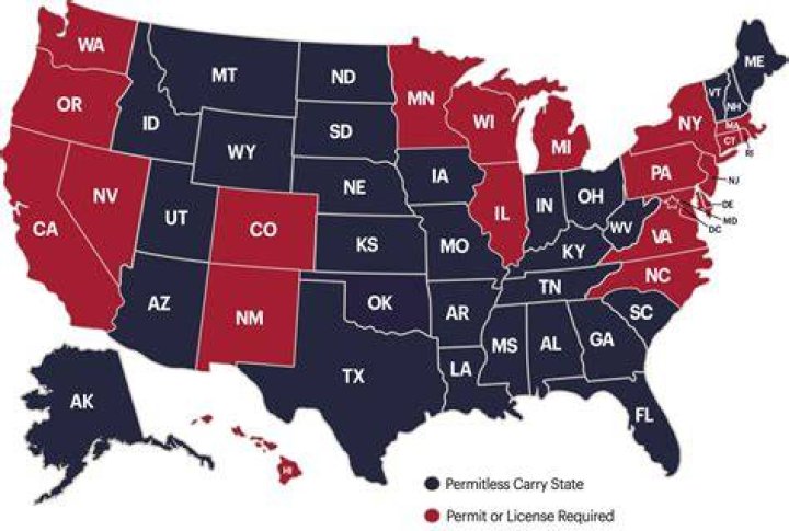 Where can you carry a gun in Texas?