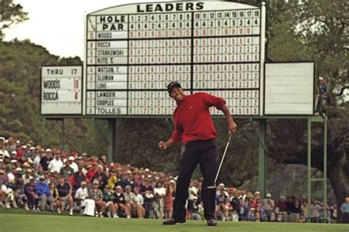 Where did Tiger place in the Masters?