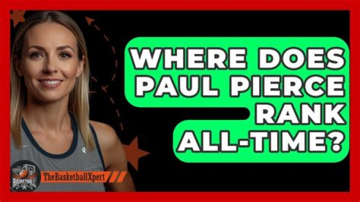 Where does Paul Pierce rank all time?