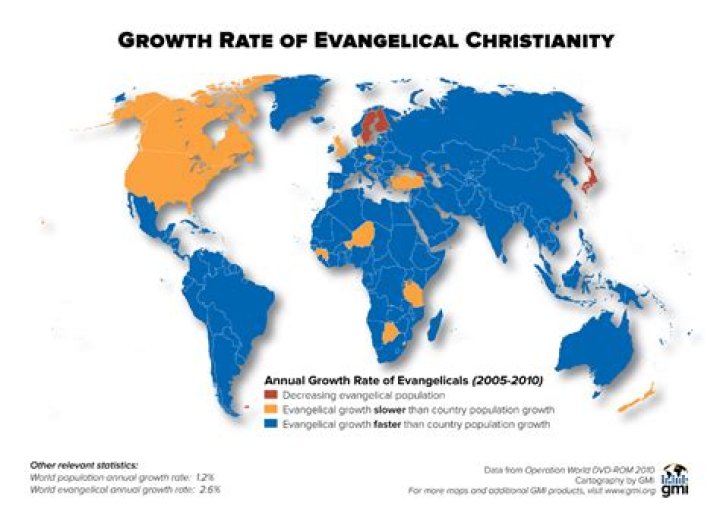 Where is Christianity growing the fastest?