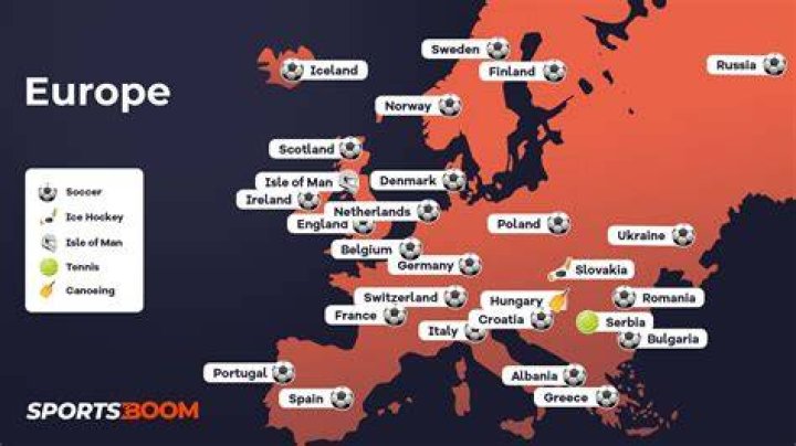 Where is golf most popular in Europe?