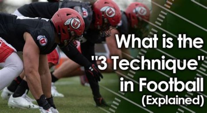 Where is the 3 technique in football?