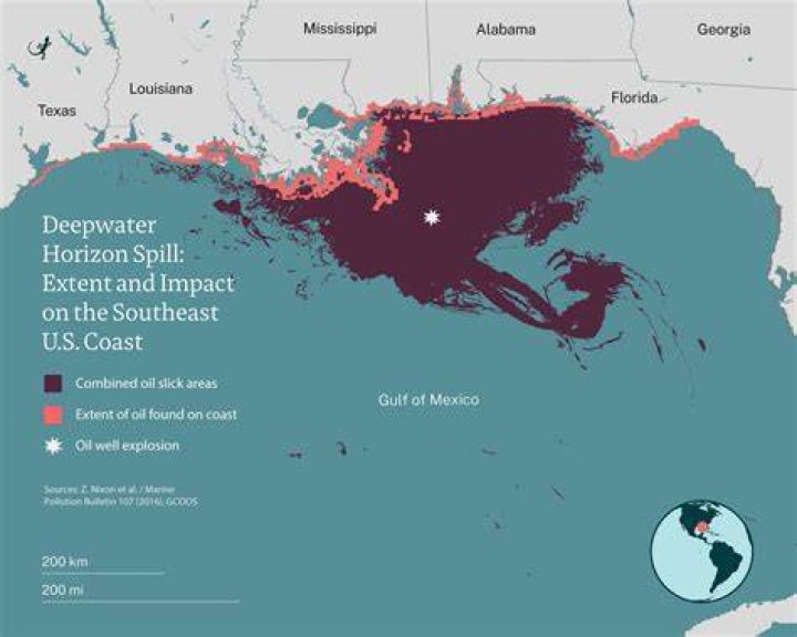 Where is the current oil spill?