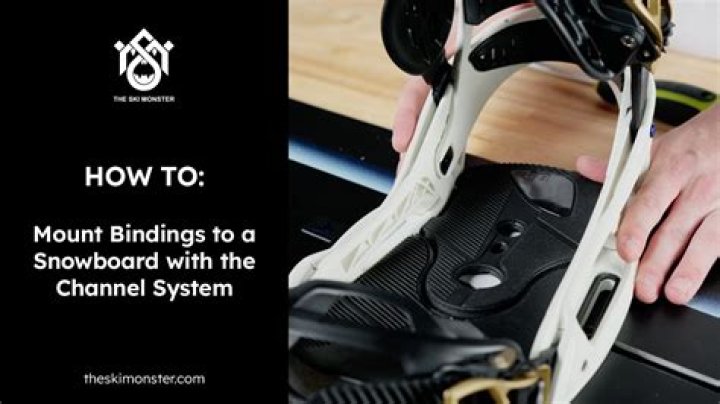 Where should bindings be placed on a snowboard?