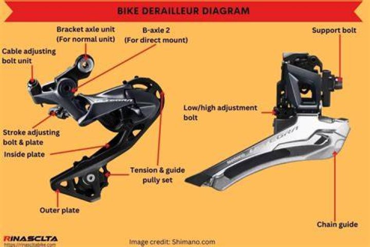 Where should front derailleur sit?
