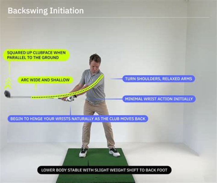 Where should your weight be when swinging a driver?