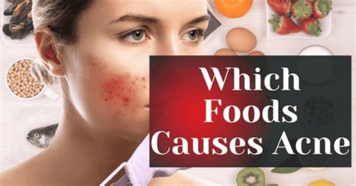 Which fruit causes acne?