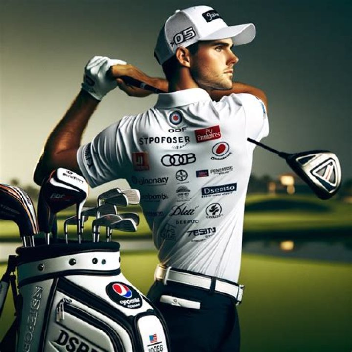 Which golfers are sponsored by NetJets?