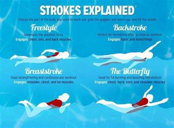Which swimming stroke is best for toning chest?