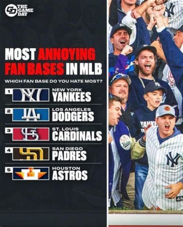 Who are the most annoying baseball fans?
