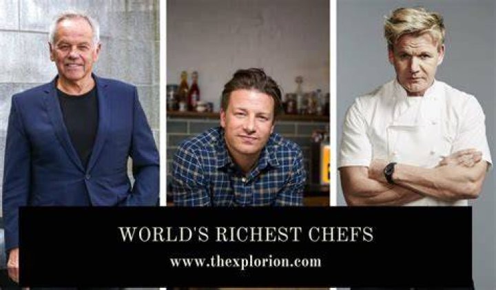 Who are the three richest chefs in the world?