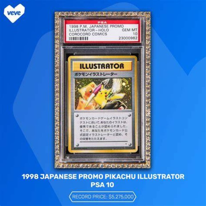 Who bought the Pikachu Illustrator card?