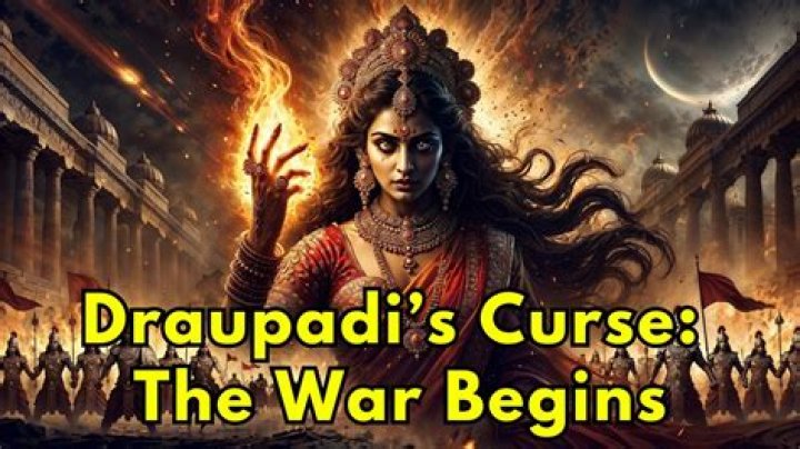 Who cursed Draupadi?